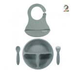 ست غذاخوری 4 تکه سیلیکونی ببک اوی BEBEKEVI - Image 4