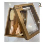 شانه و برس 3 تکه چوبی بیضی اونت avent - Image 3