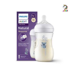 شیشه شیر طلقی طرح کوالا 260 میل اونت avent