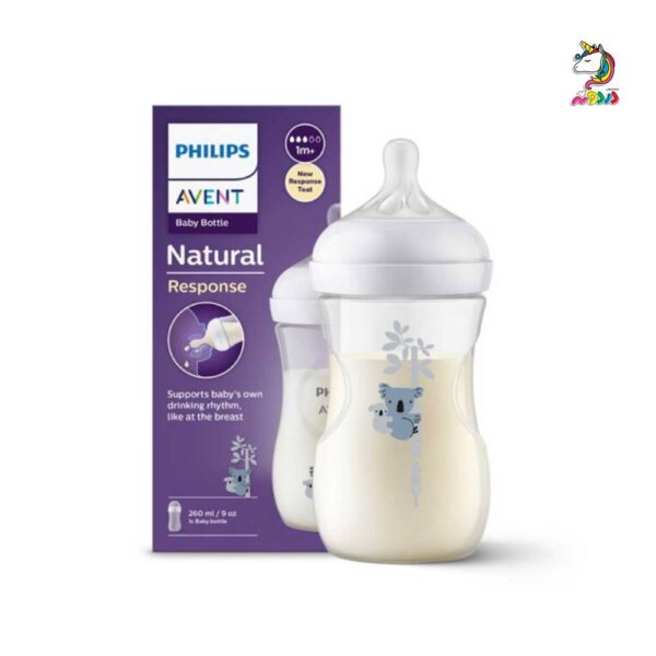 شیشه شیر طلقی طرح کوالا 260 میل اونت avent - Image 1
