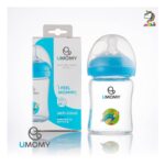 شیشه شیر پیرکس دهانه عریض 150 میلی لیتر یومامی umomy