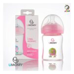 شیشه شیر پیرکس دهانه عریض 150 میلی لیتر یومامی umomy - Image 2