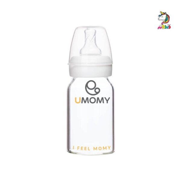 شیشه شیر گلد پیرکس 120 میلی لیتر لوکس یومامی luxury series umomy - Image 1