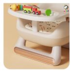 صندلی غذای پرتابل خارجی رزگلد با سینی جداشدنی - Image 7