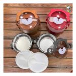 ظرف غذا (لانچ باکس) دو طبقه خرسی