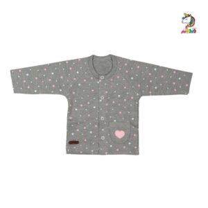 مانتو دخترانه خرگوش تکه دوزی برند برگ سبز