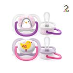 پستانک دو عددی الترا انیمال 6 – 0 ماه پنگوئن و جوجه اونت Avent Ultra Air Animals - Image 3