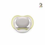 پستانک دو عددی الترا ایر 18 - 6 طوسی و سبز اونت Avent Ultra Air - Image 3