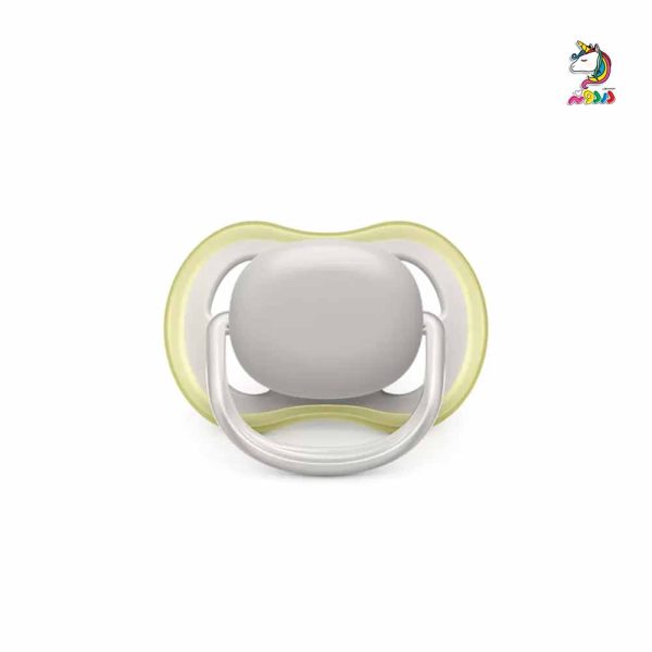 پستانک دو عددی الترا ایر 18 - 6 طوسی و سبز اونت Avent Ultra Air - Image 3