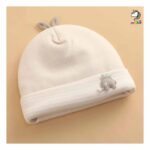 کلاه نخی نوزاد طرح فیل فری سایز - Image 3