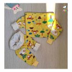 بلوز و شلوار تو کرکی زرد ژوراسیک - Image 2