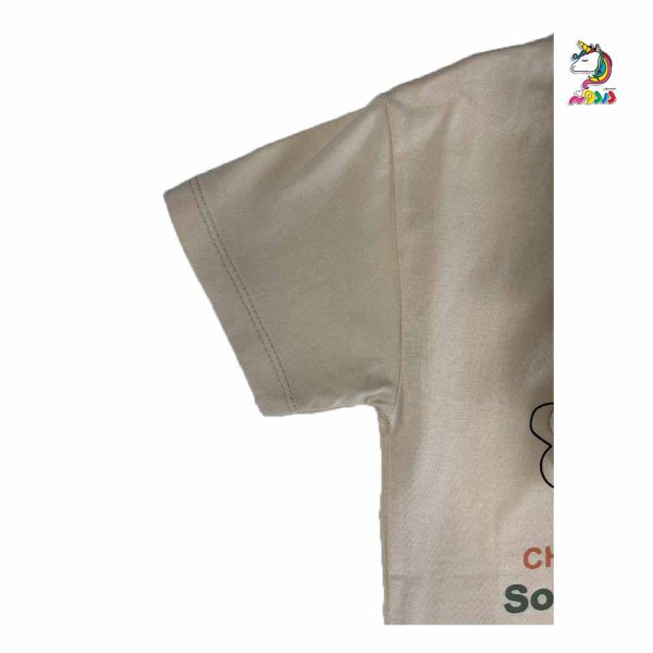 تیشرت شلوارک سبز و کرم کرومی - Image 4
