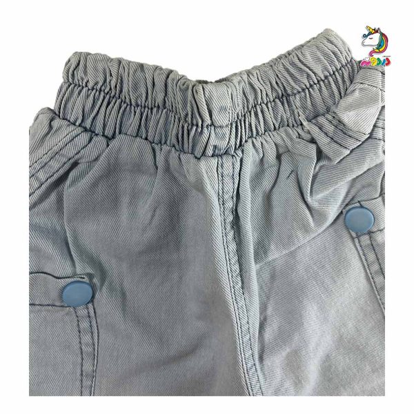 تیشرت و شلوارک بچگانه جیب دار کرم - Image 4