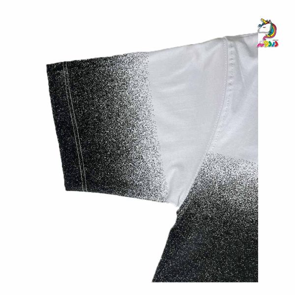 تیشرت و شلوارک مشکی و سفید کیدز - Image 4