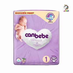 پوشک جان به به سایز 1 بسته 62 عددی