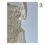 رامپر لنین یقه دکمه دار کرم - Image 10