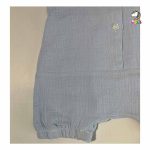 رامپر موسلین آبی کمر پاپیون - Image 7