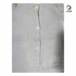 رامپر موسلین آبی کمر پاپیون - Image 5