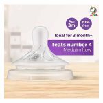 سر شیشه دو عددی اونت 3+ ماه 4 قطره اونت Avent Philips - Image 5