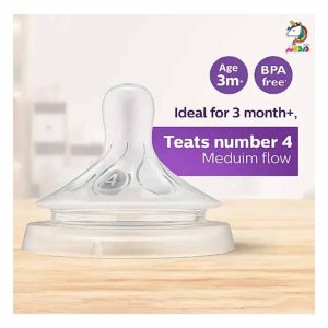 سر شیشه اونت 3+ ماه 4 قطره اونت Avent Philips