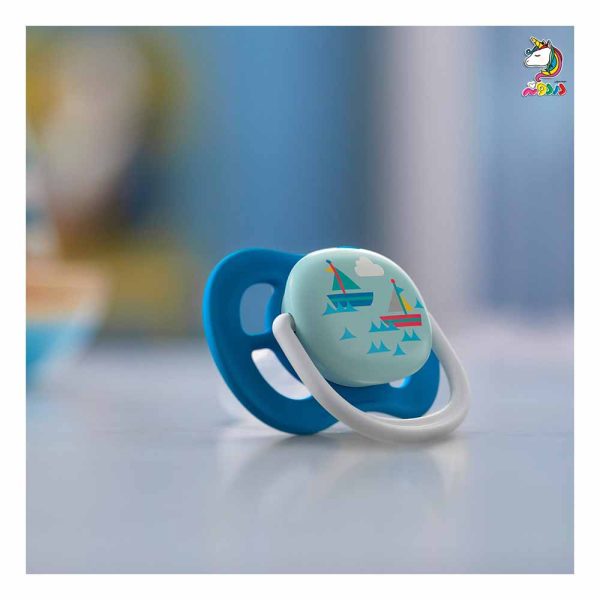 پستانک دو عددی الترا هپی قایق و پاپا 18 - 6 ماه اونت AVENT ultra air happy - Image 3