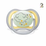 پستانک دو عددی شبرنگ ابر و گربه 18+ ماه اونت Avent Ultra Air - Image 4