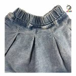 کراپ دامن جین طرح قلب - Image 4