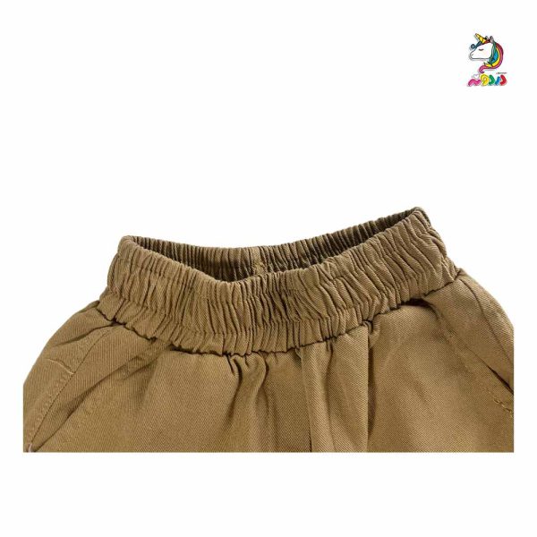 کراپ و شلوار کرم گل پراکنده - Image 6