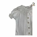 آستین کوتاه جلو دکمه بچگانه - Image 4