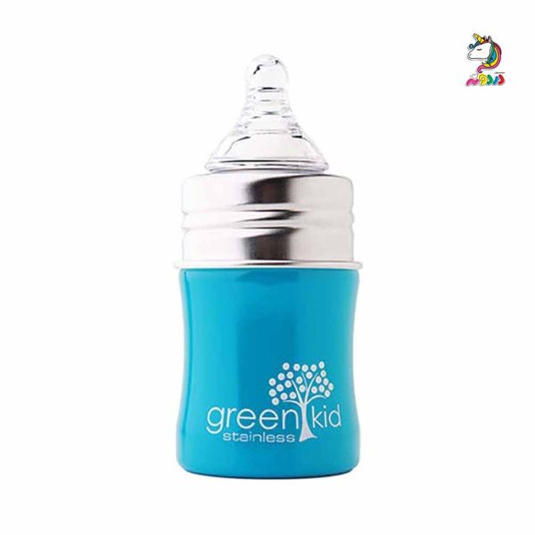 شیشه شیر استیل 0+ ماه گرین کید green kid - Image 3