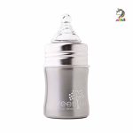شیشه شیر استیل 0+ ماه گرین کید green kid - Image 5