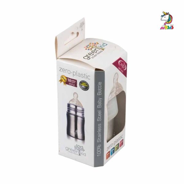 شیشه شیر استیل 0+ ماه گرین کید green kid - Image 6