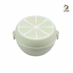 ظرف غذای دو طبقه میوه ای پرتقال - Image 6