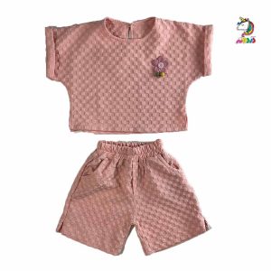 کراپ و شورت چهارخونه بچگانه