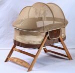 تخت کنار مادر و گهواره سفری فرحان + ست خواب کامل