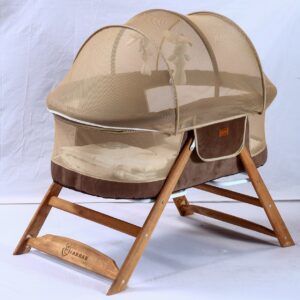 تخت کنار مادر و گهواره سفری فرحان + ست خواب کامل